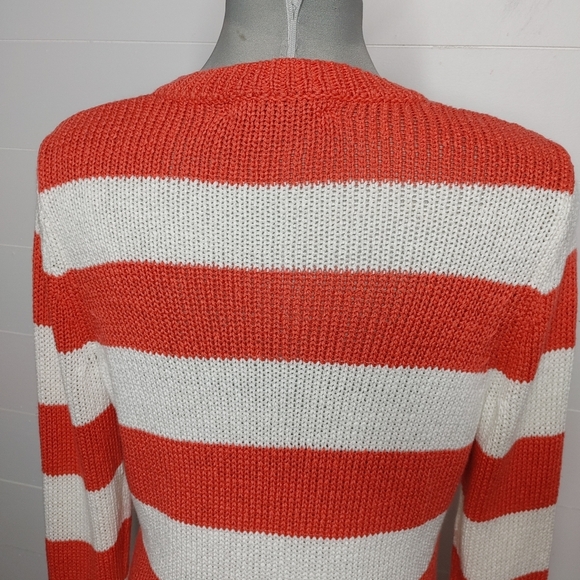 Brooks Brothers striped knit sweater size L - Picture 5 of 9